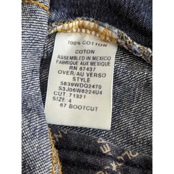 Polo Ralph Lauren Women's Bootcut Jeans Leather Trim Size 4 - Picture 13 of 14